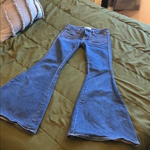 Free People Bell Bottom Jeans (25)
